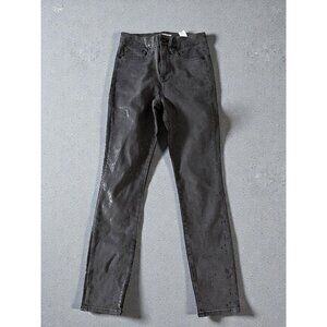 GOOD AMERICAN Shine Metallic Denim Skinny Jeans Size 4 / 27